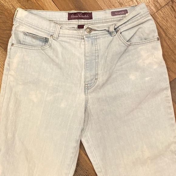 Gloria Vanderbilt Amanda Light Blue Denim Jeans Size 12 - Picture 4 of 15